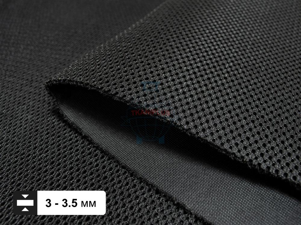 Сетка трехслойная Air Mesh цвет №322 черный 645 гр/м.п.